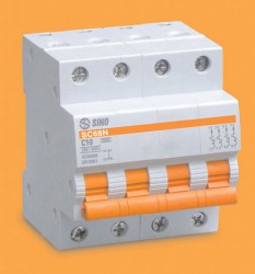 Aptomat 4 pha Sino - SC68N/C4050, C4063