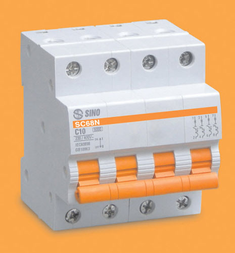 Aptomat 4 pha Sino - SC68N/C4006, 4010, C4016, C4020, CC4025