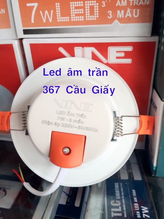 Đèn Led âm trần phi 90