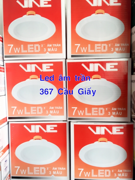 Đèn LED âm trần 7W