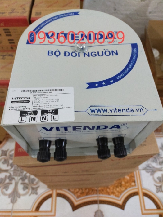 Biến áp 220v về 200 v 6500 w cho bếp từ