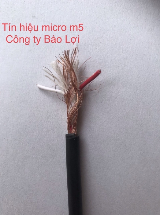 Dây Tín Hiệu Microphone M5 ( cuộn 100m )